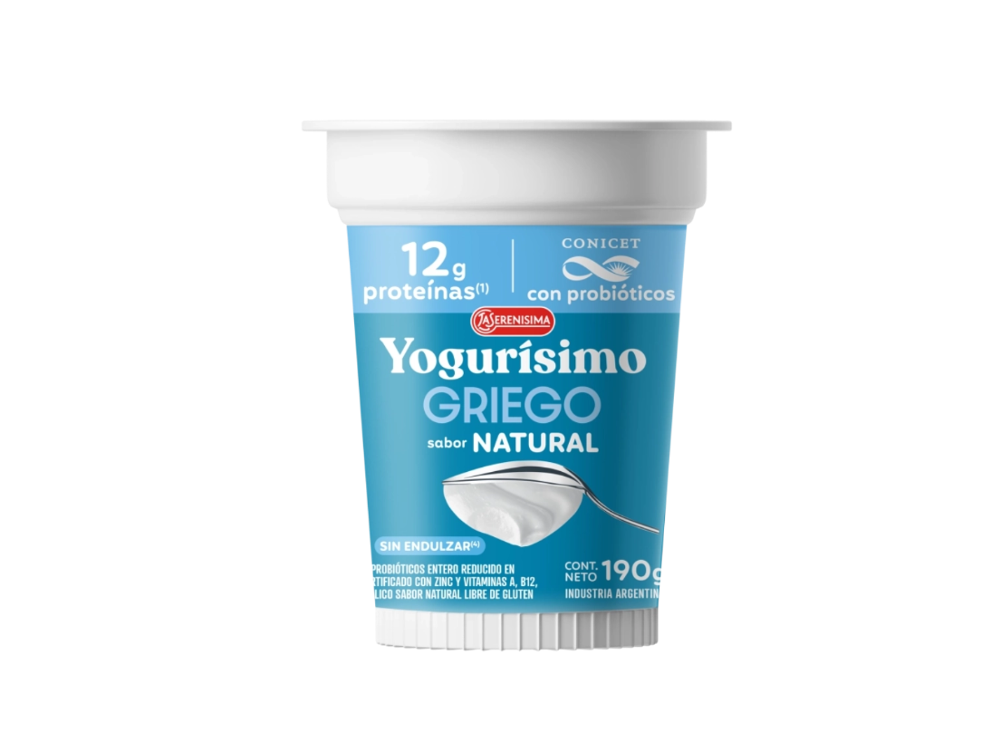 Yogurt griego LA SERENÍSIMA