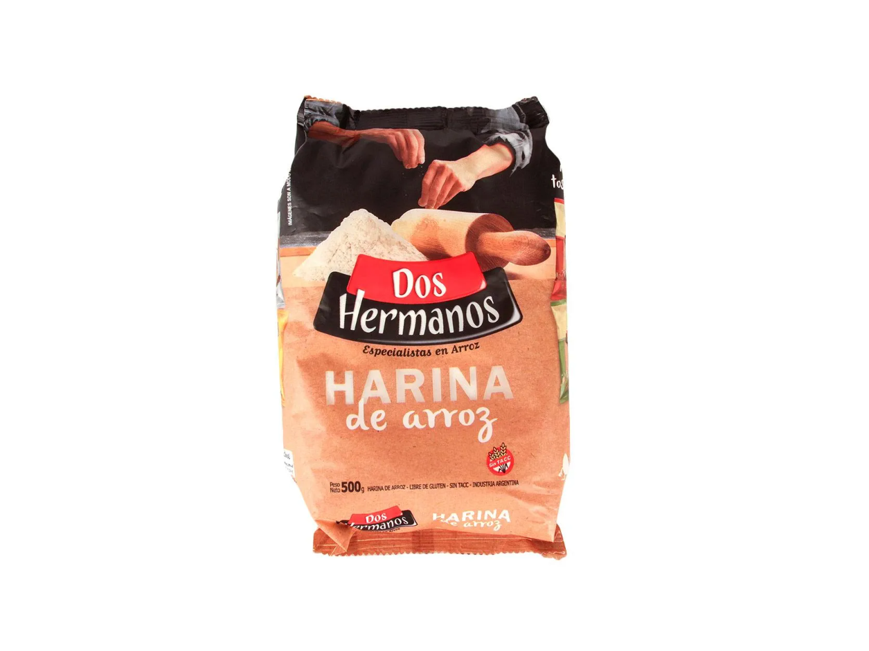Harina de arroz x 500gs DOS HERMANOS