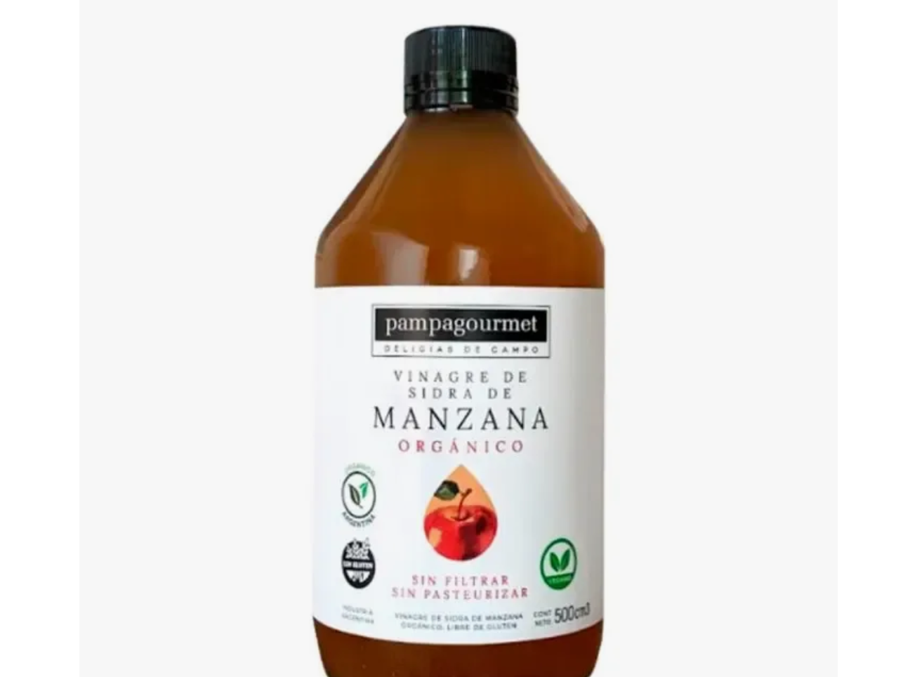 Vinagre de sidra de manzana x 500ml PAMPA GOURMET