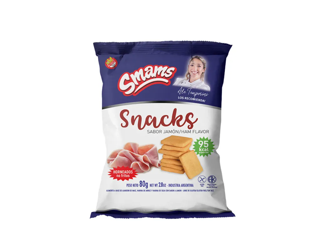 Snacks sabor jamón SMAMS