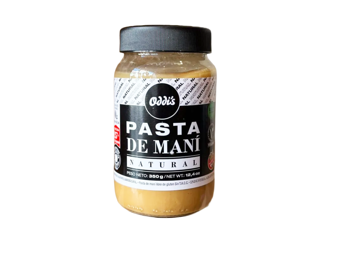Pasta de maní ODDI'S x 350gs
