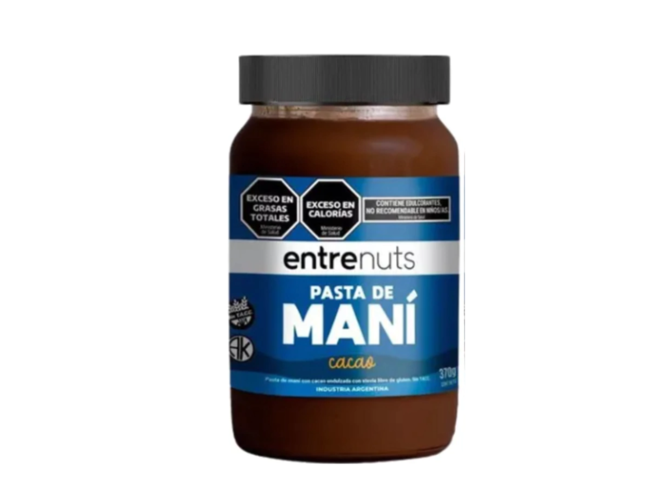 Pasta de maní con cacao ENTRENUTS