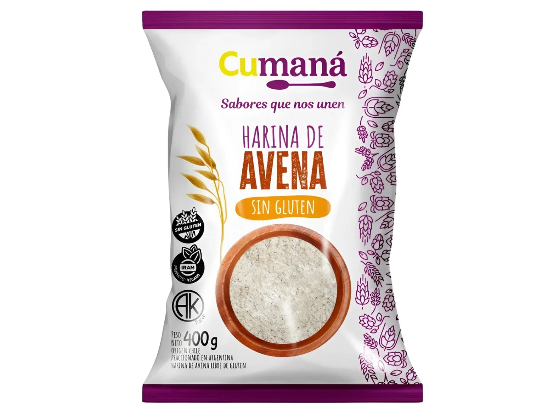 Harina de avena CUMANÁ