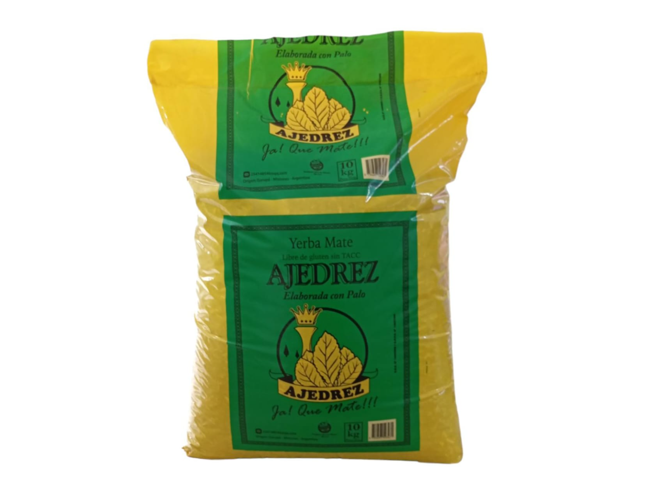 Yerba AJEDREZ con hoja y palo a granel