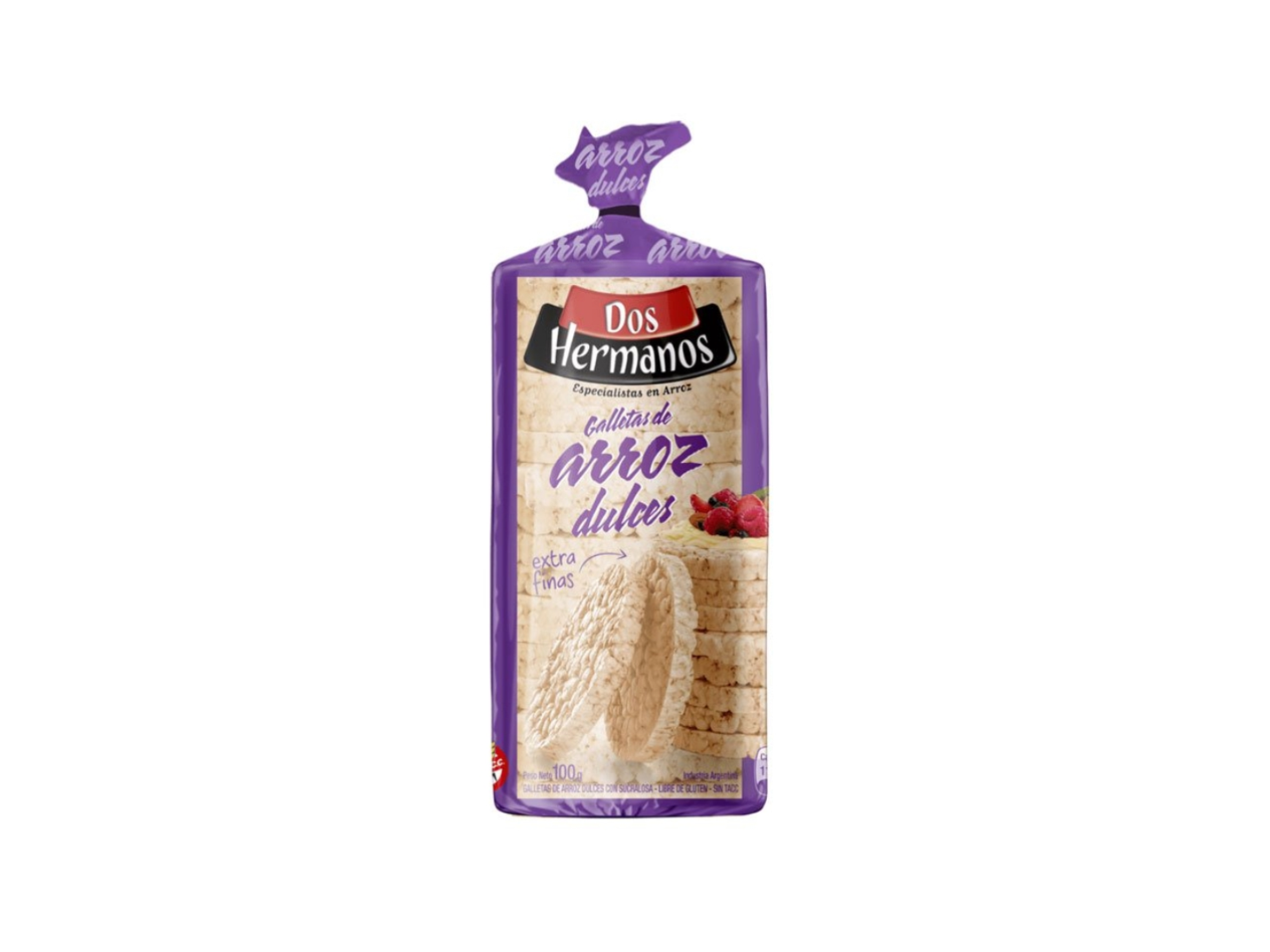 Discos de arroz dulces DOS HERMANOS
