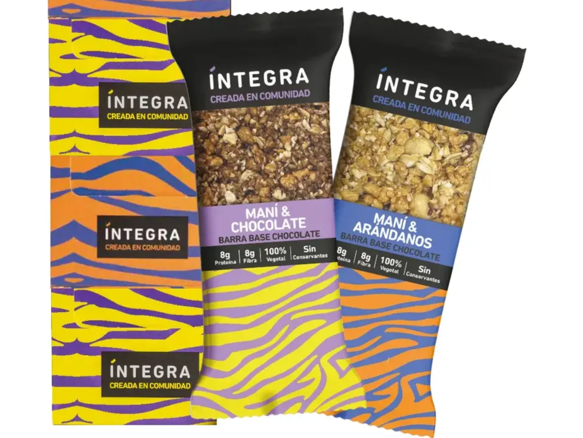 Barritas base chocolate ÍNTEGRA
