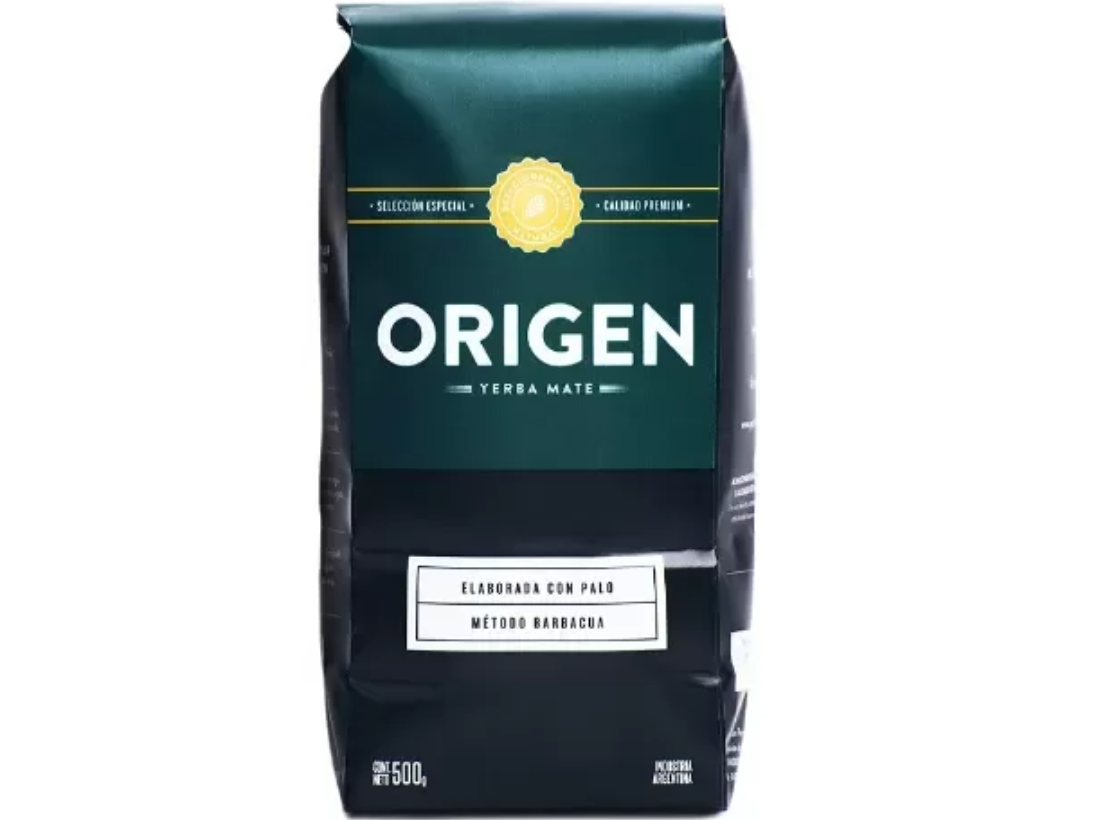 Yerba ORIGEN barbacua x 500gs
