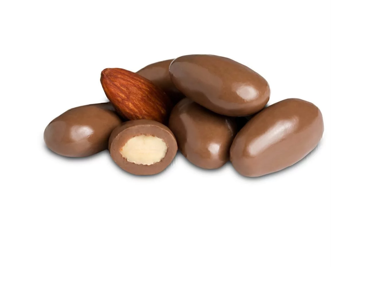 Almendras con chocolate a granel