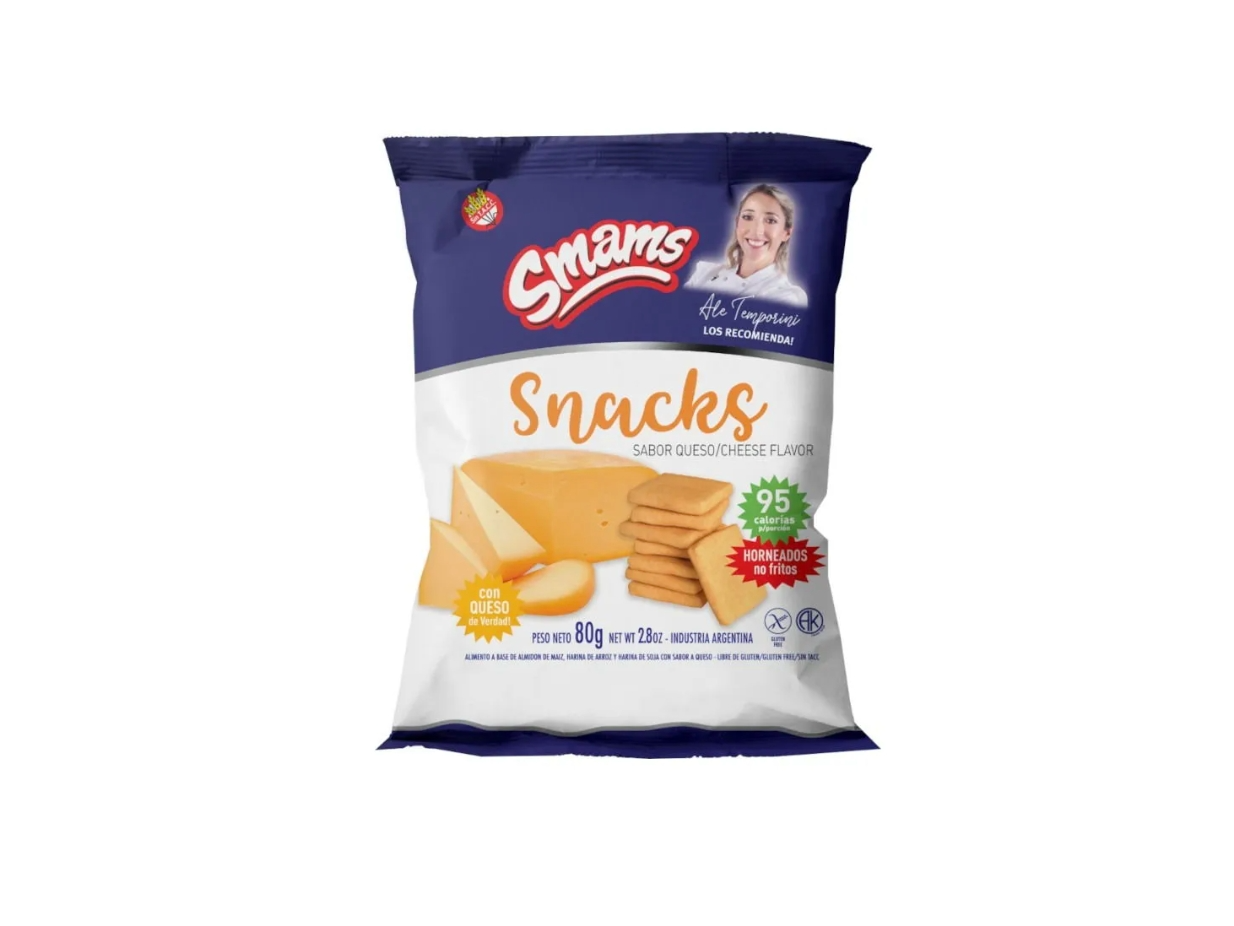 Snacks sabor queso SMAMS