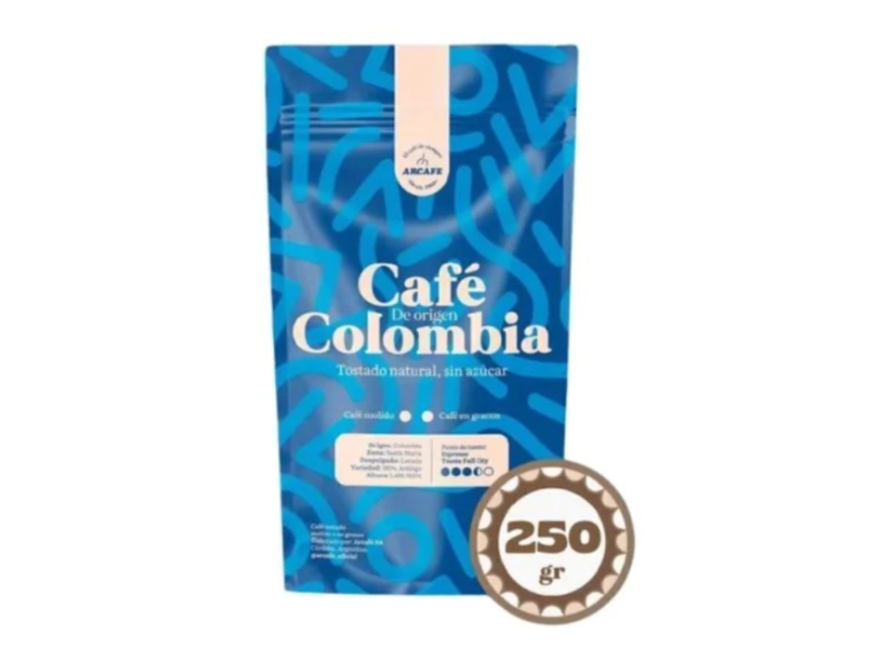 Café tostado ARCAFE COLOMBIA