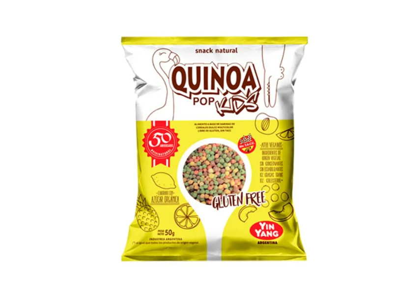 Quinoa pop multicolor x 50gs YING YANG