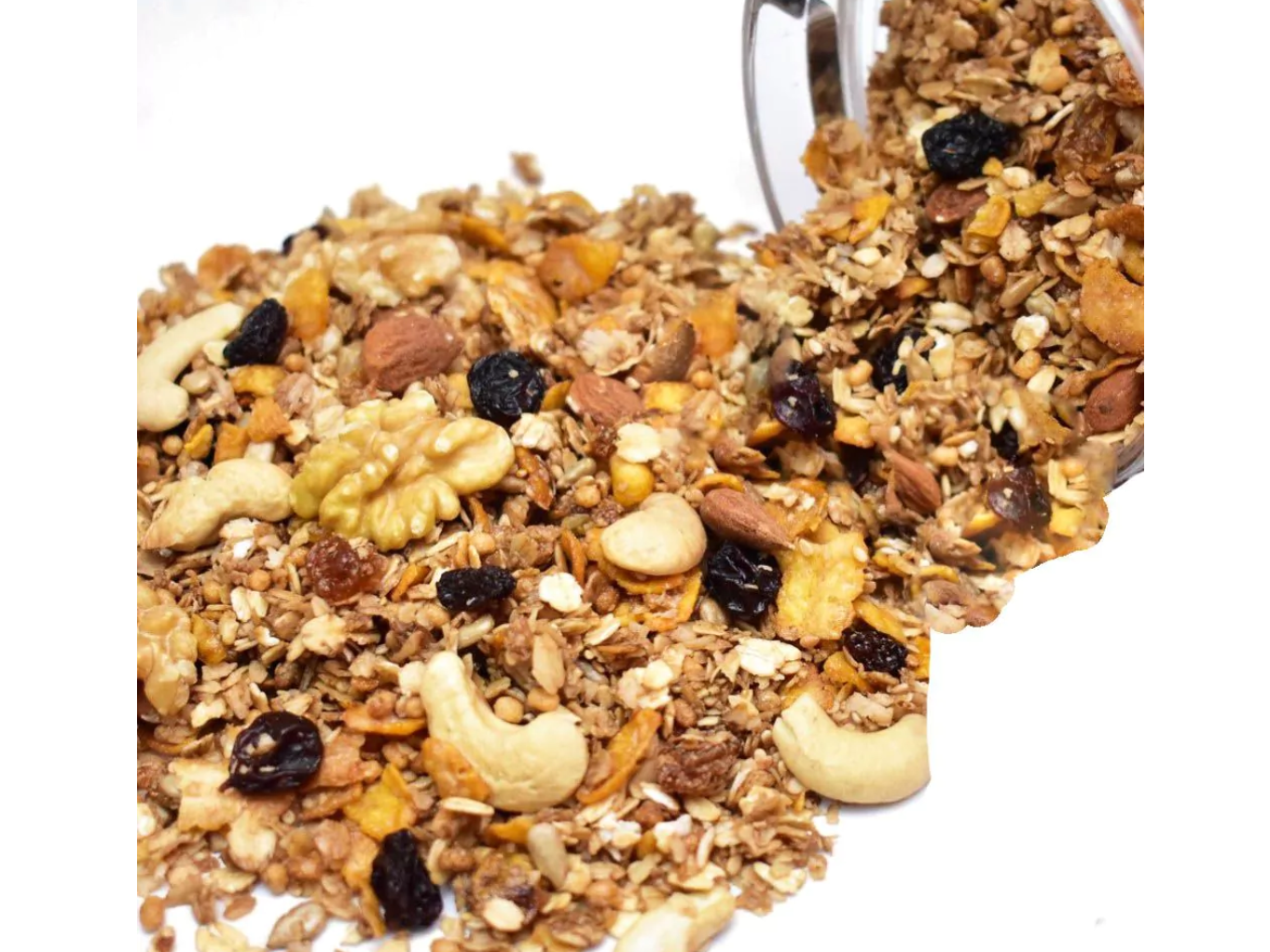 Granola con pasta de maní