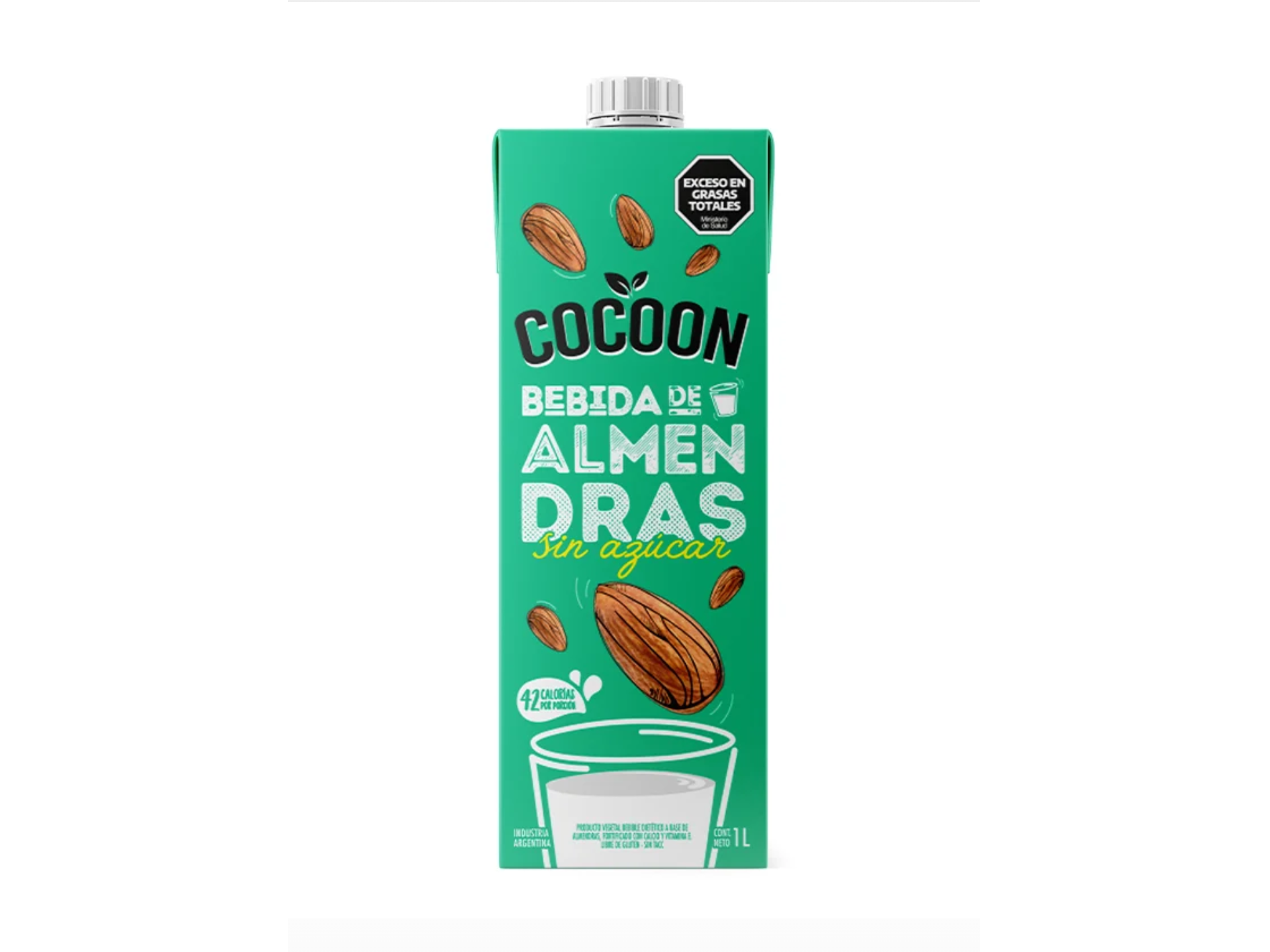 Leche de almendras sin azúcar COCOON