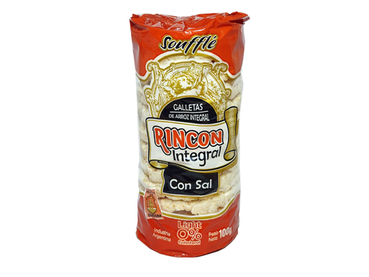 Discos de arroz con sal