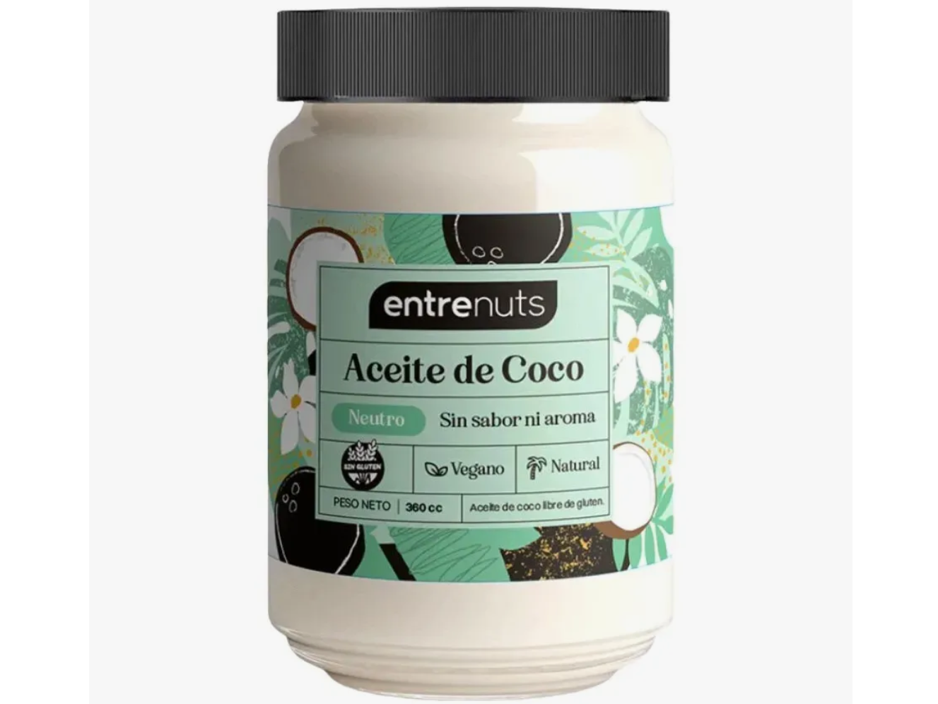 Aceite de coco neutro ENTRENUTS x 360cc