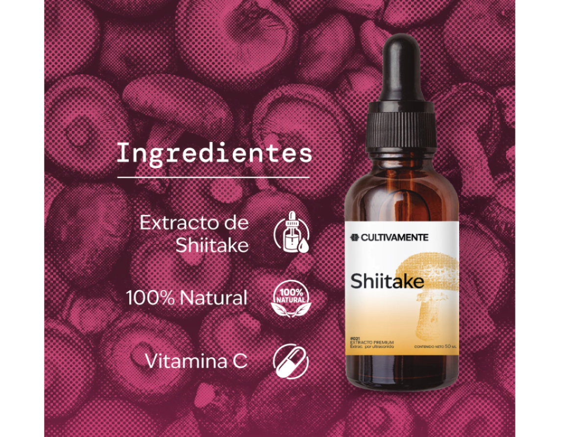 Shiitake x 50ml CULTIVAMENTE