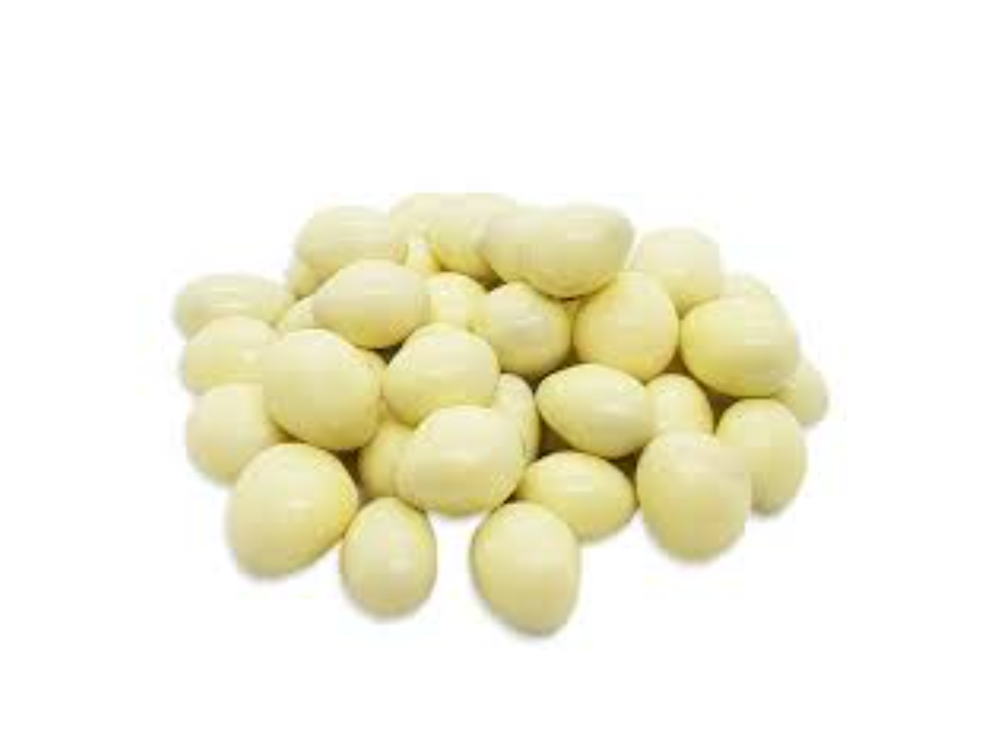 Maní con chocolate blanco a granel