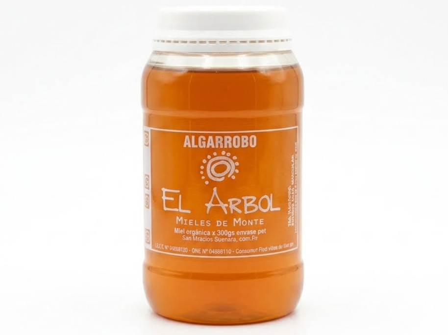 Miel orgánica EL ÁRBOL x 500gs envase pet