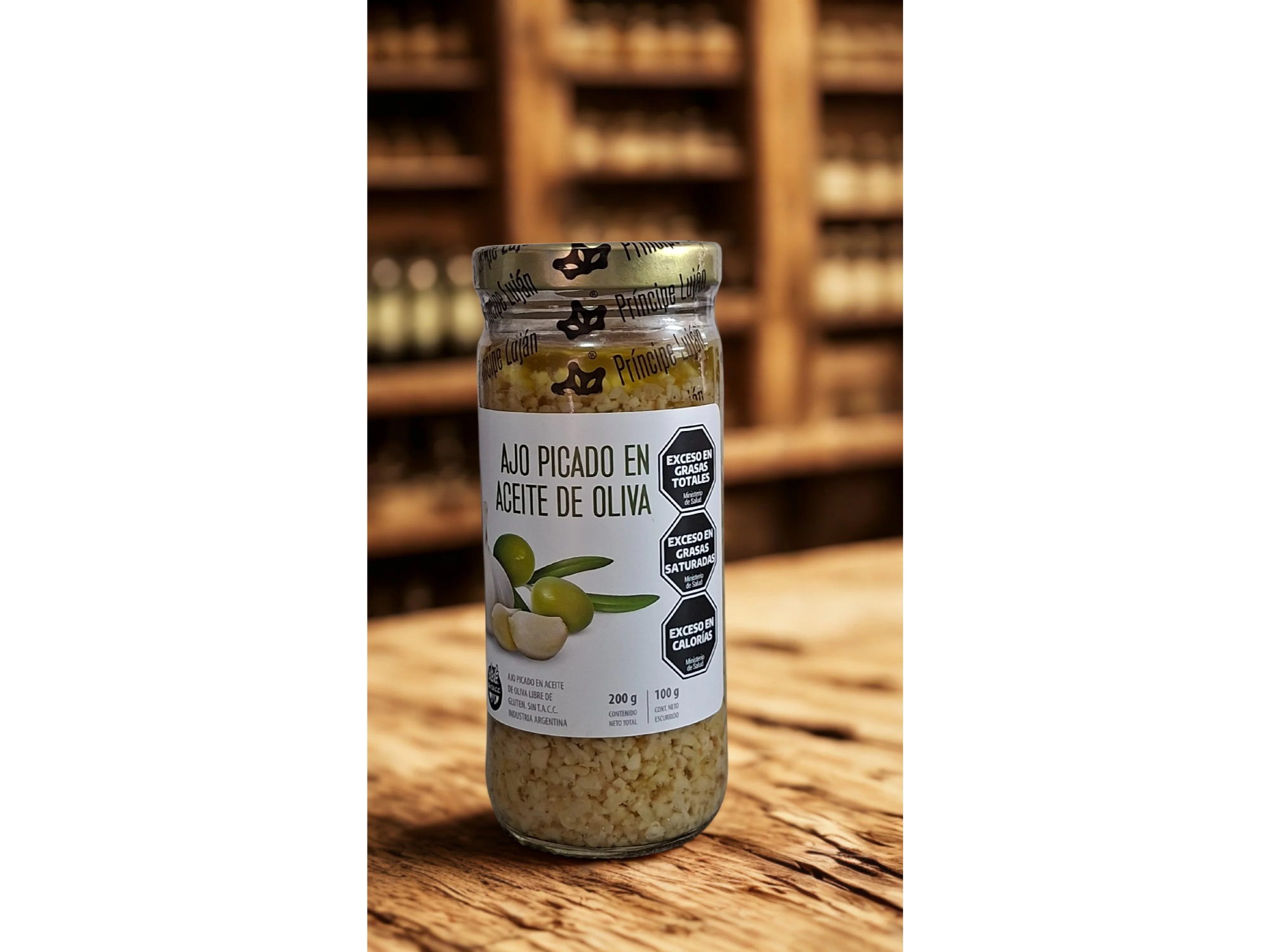 Ajo Picado en Aceite de Oliva