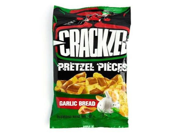 Crackzel pieces garlic bread 85g