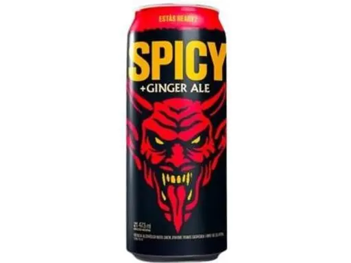 Bebida Dr Lemon Spicy + Ginger Ale Lata 473 ml