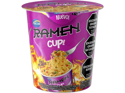 Ramen Arcor Cup Pollo Picante 65 g