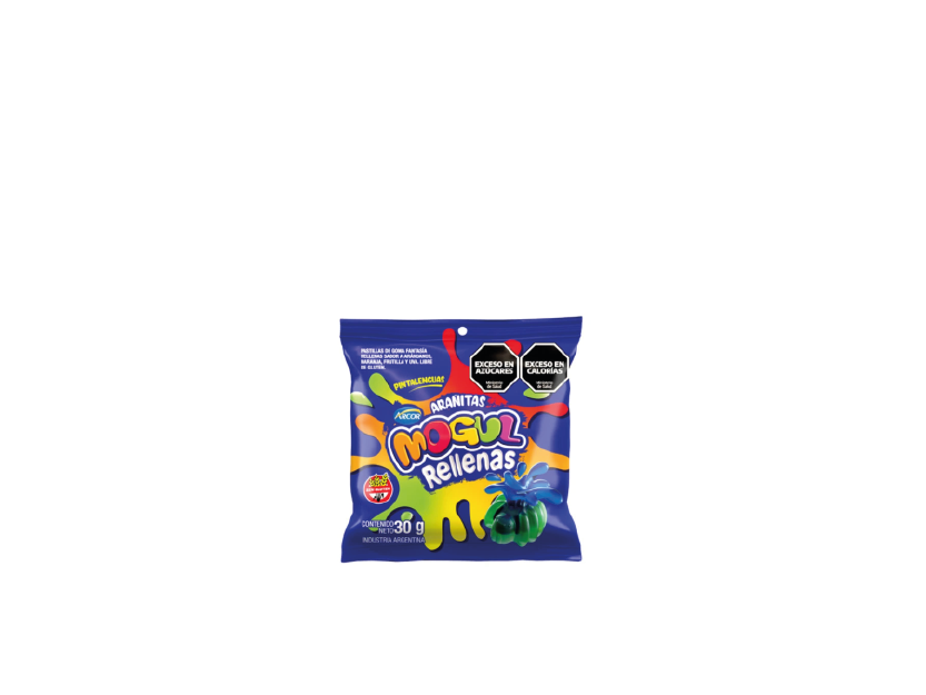 mogul rellenas arañitas 30g