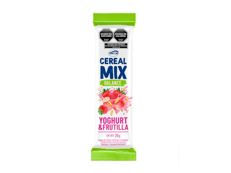 cereal mix yoghurt y frutilla 26g