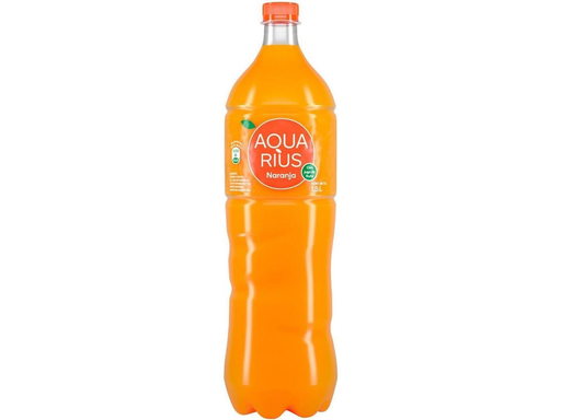 Agua Saborizada Aquarius Naranja 1.5 l