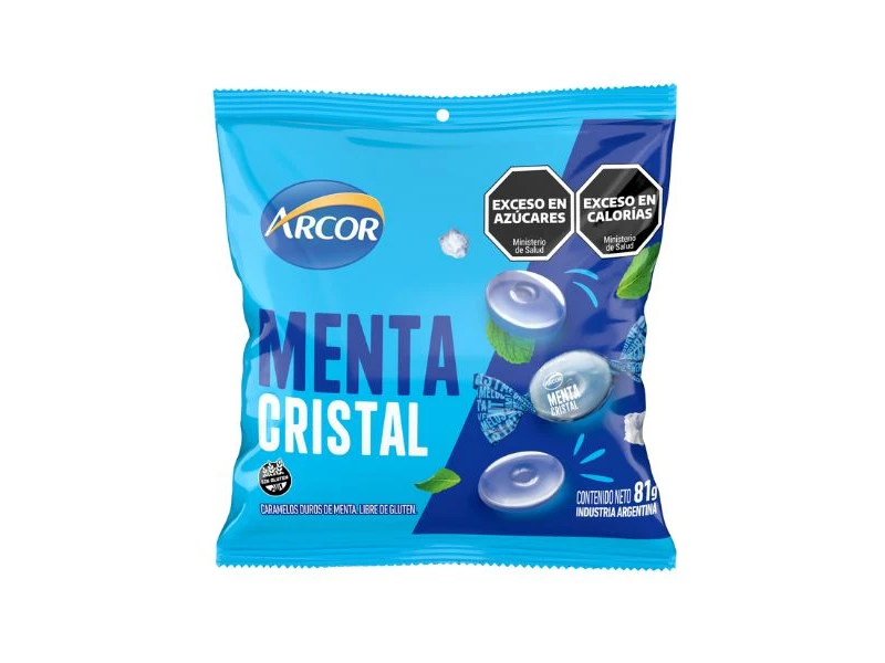 arcor menta cristal 81g