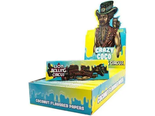 Papelillo Lion Rolling Circus Papel Crazy Coco (1 1/4) 33 Unidades