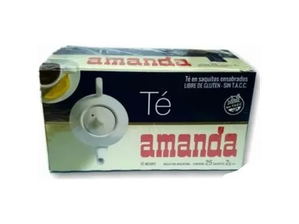Té En Saquitos Amanda Ensobrados 25 Unidades de k21market
