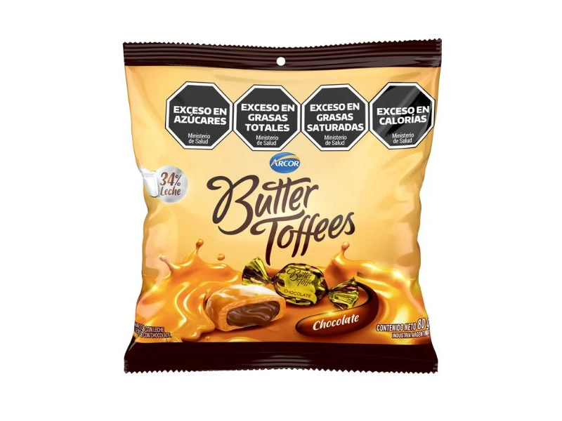 butter toffees chocolate 80g