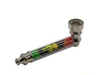 Mini pipa de metal y vidrio + 5 Filtros