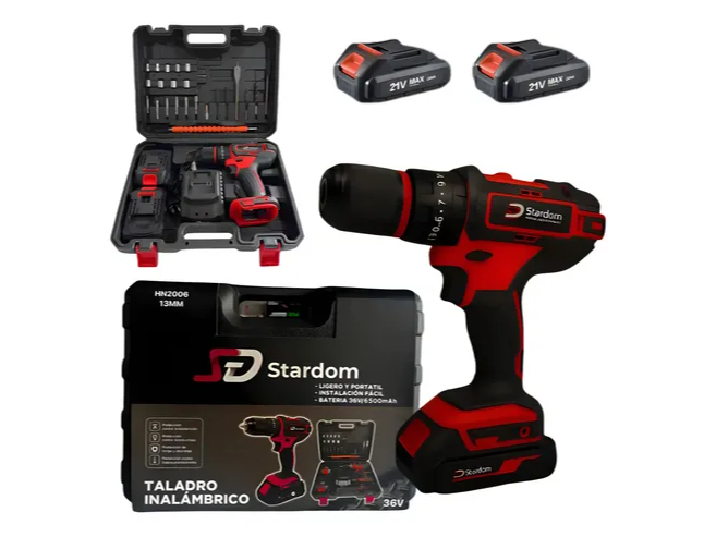 TALADRO INALAMBRICO STARDOM 10MM