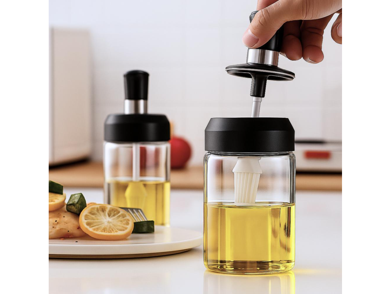 FRASCO ACEITERO CON PINCEL