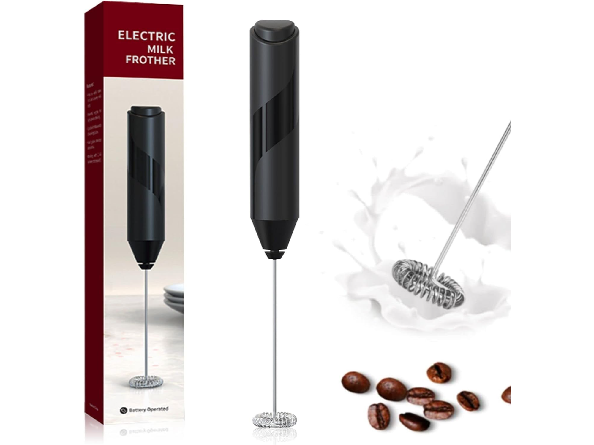 BATIDOR DE CAFE RECARGABLE
