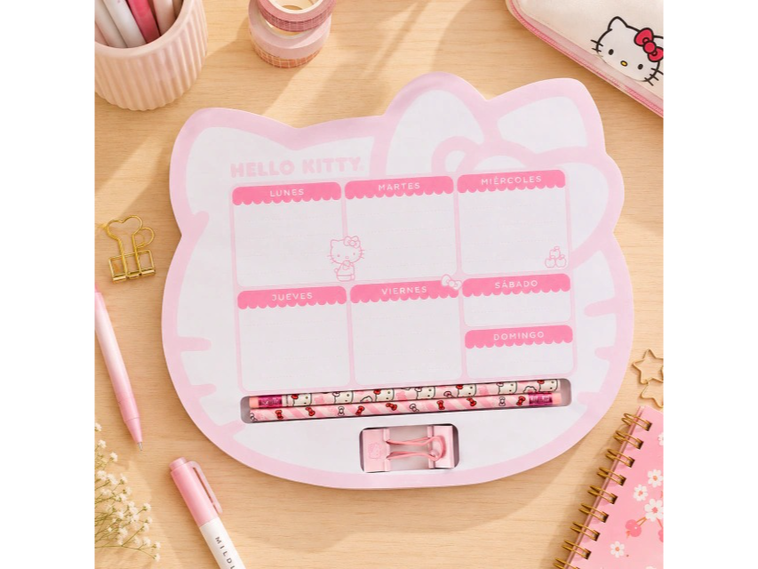Planer semanal Hello Kitty con accesorios