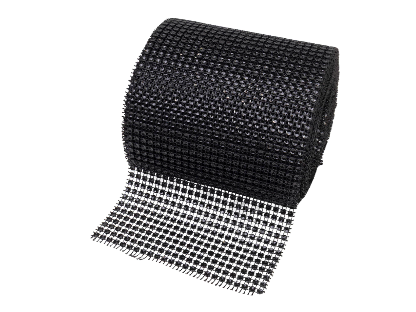 Falso strass negro por metro