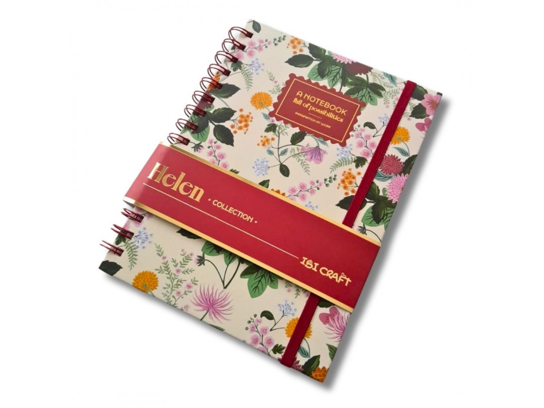 Cuaderno A5 Ibicraft x 80 hjs con espiral
