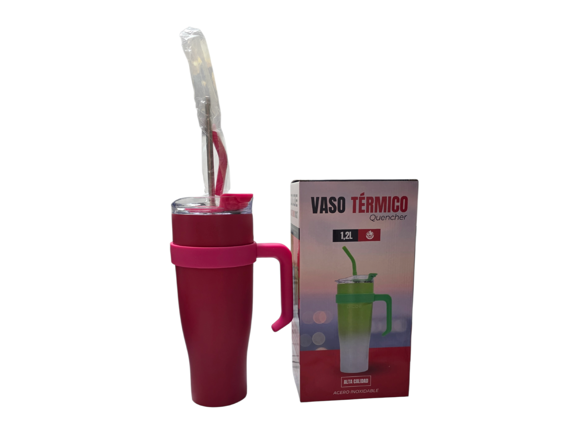 Vaso termico Quencher 1,2 lts Fucsia