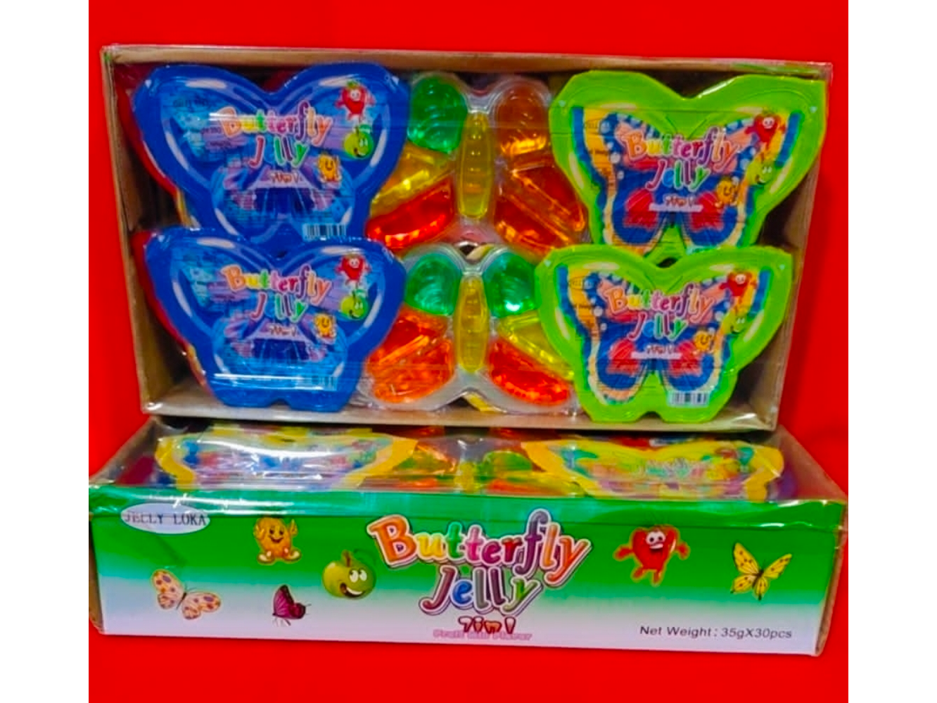 Gelatina mariposa