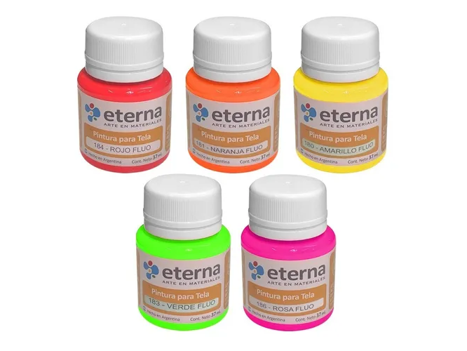 Pintura para tela ETERNA fluo x37 ml