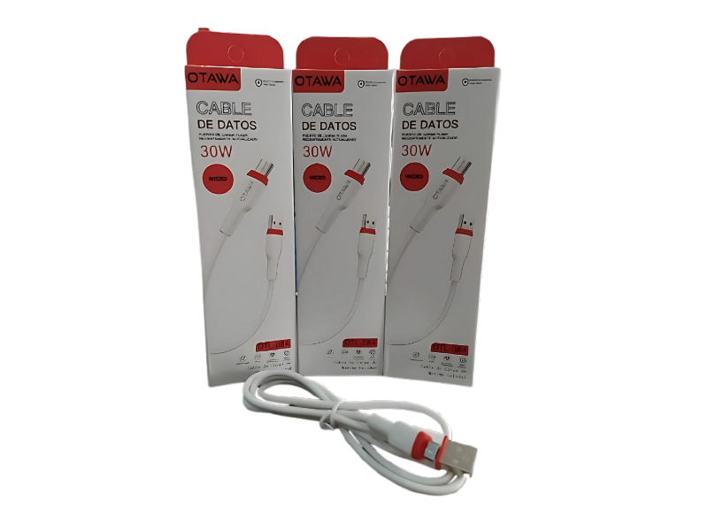 Cable de datos OTAWA micro usb 30W de LIBRERIA COPI VIC