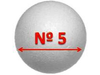 Esfera de telgopor N°5