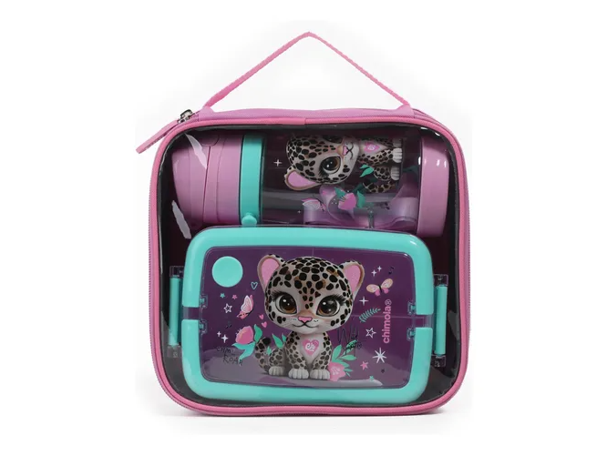 Set lunchera CHIMOLA leopardo