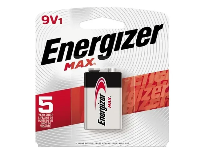 Bateria 9 volt ENERGIZER