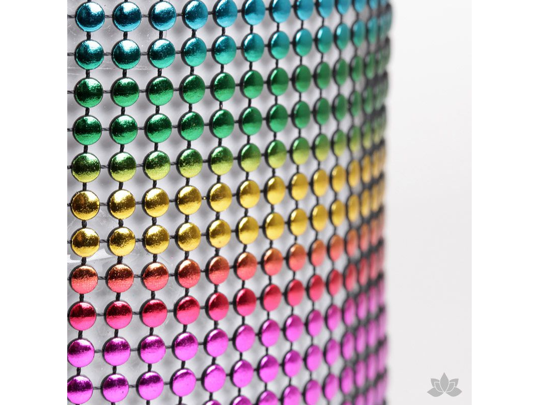 Falso strass multicolor por metro