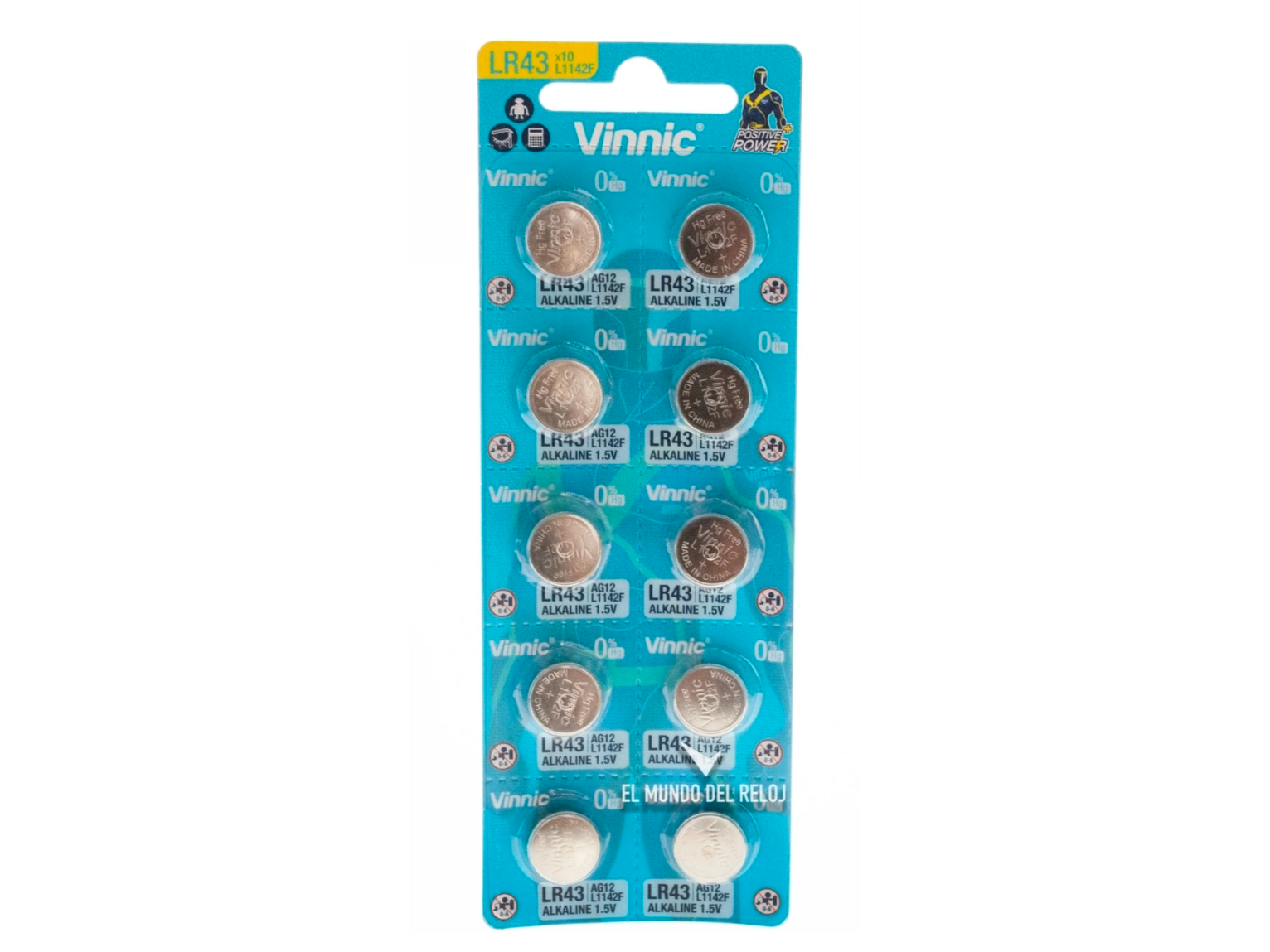 Pila VINNIC LR54/AG10/1130/1131. X1