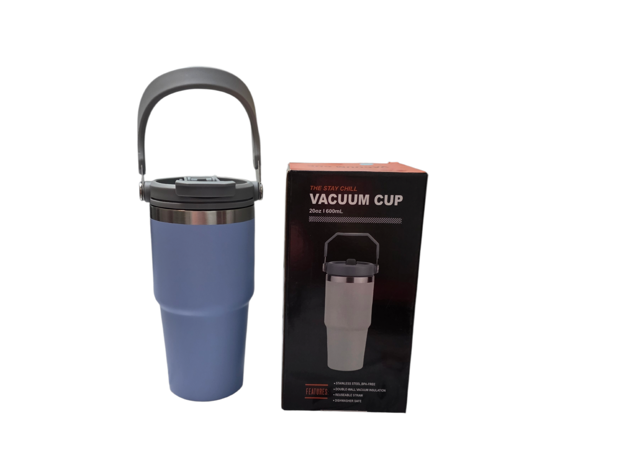 Vaso Quencher 600 ml térmico celeste